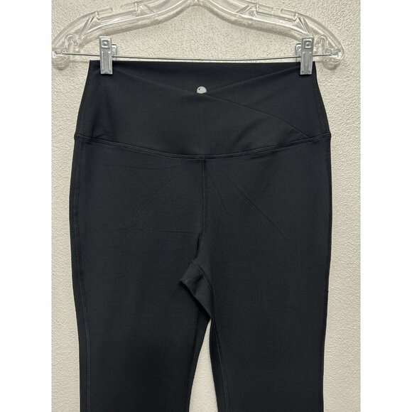 Yogalicious Lux Madison Crossover Pants Leggings Black Large 29” Inseam - Picture 3 of 5